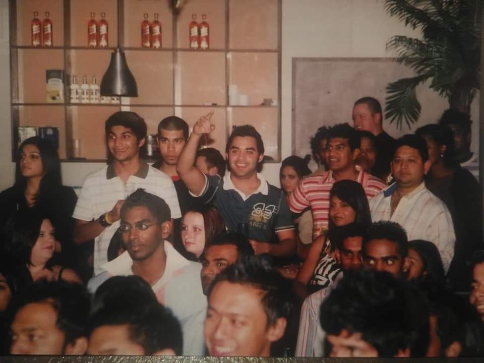 The bar, back then