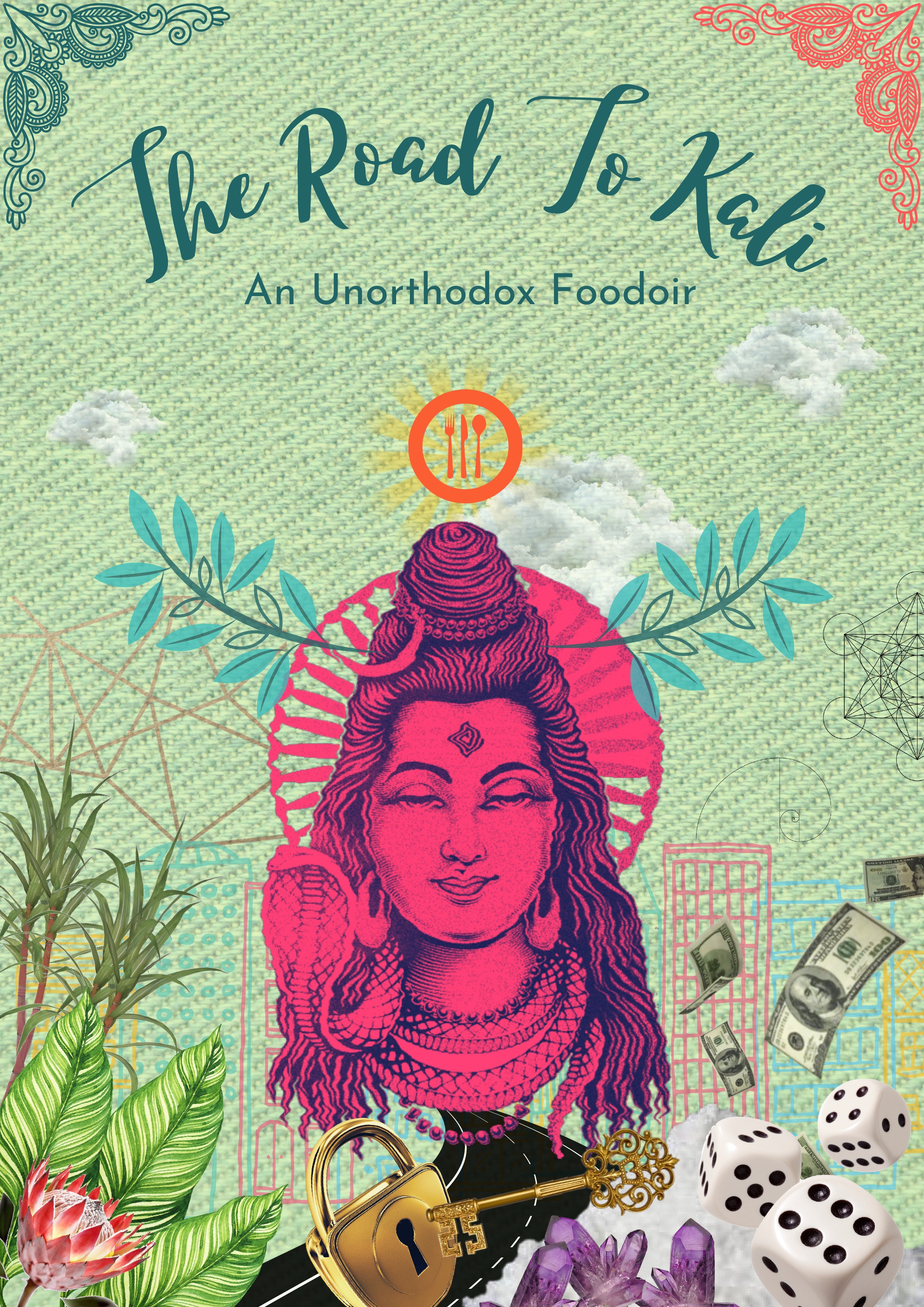 The Road to Kali — front cover artwork by Pashi Reddy